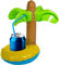 Folat DS-46202 20293 portavasos Palmera Flotante para inflar Multicolor