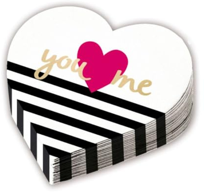 Servietten Everyday Love Herzform|20Stk./33x33cm