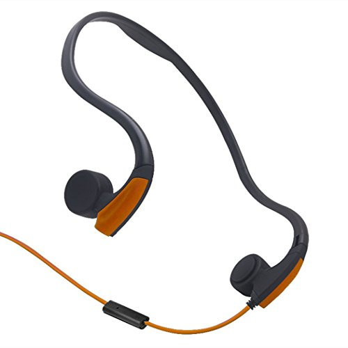 GZCRDZ Casque Audio à Conduction osseuse avec Micro stéréo, Écouteurs Sport avec Micro avec réduction du Bruit