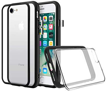RhinoShield Modulares Case kompatibel mit [iPhone XS Max] | Mod NX - Anpassbare & stoßdämpfende Schutzhülle im schlanken Design - 3.5 Meter Fallschutz - Schwarz