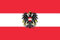 Österreich Flagge mit Adler Fahne Austria 150x90cm Stoff 100g/qm