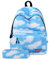 FANDARE Sac À Dos Sacs Galaxy Scolaires Cartables Adolescent Sacs D'école Loisir Garçons Filles Sacs de Voyage Cartables Femmes Multicolore Daypack avec Trousse Enfant Imperméable Polyester Nuages