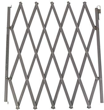 Bettacare Expandable Pet Barrier, 60cm - 108cm, Grey, Wooden, Retractable Dog Safety Gate, Barrier for Puppy and Dog