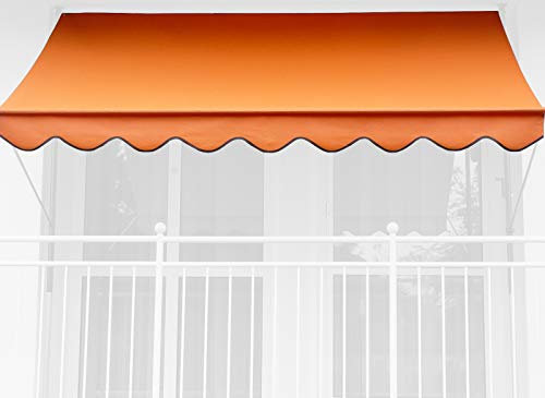 Angerer Markisentuch(ohne Gestell), Design Dralon 1006, zu Klemmmarkise (Breite x Tiefe: 250x150cm)