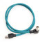 EONVIC Ethernet Geschirmtes Kabel M12 X-Typ 8 Positionen auf RJ45 Wasserdichtes Industrienetzwerk Hochflexibles Kabel für Cognex