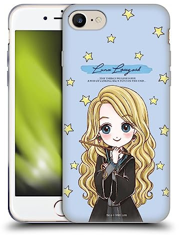 Head Case Designs Offizielle Harry Potter Luna Lovegood Deathly Hallows XXXVII Gelhülle [Militärischer Schutzgrad] Kompatibel Mit Apple iPhone 7/8 / SE 2020 & 2022 Und Kompatibel Mit MagSafe