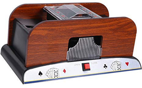 BESPORTBLE 1pièce Machine à Mélanger Les Cartes Électrique Automatique pour Poker Et Jeux De Société Compatible Cartes sans Batterie pour Bridge Et Poker
