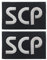 SCP Containment Procedures Foundation Secure Contain Protect Tactical Hook Patch Badges Emblem Applique Hook Patches für Kleidung Rucksack Zubehör (l)