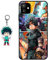 Staremeplz Compatible with iPhone 13 Mini Case With Anime Figure Design [With Keychain], Soft Silicone TPU Cartoons Protective Phone Case for iPhone 13 Mini