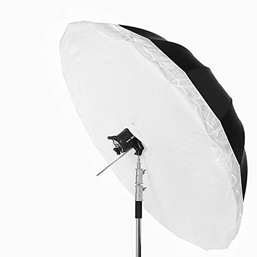 Telo di copertura per ombrello, 180 cm, bianco, per studio fotografico e ritratti, ombrello softbox (ombrello, treppiedi e luce continua non inclusi)