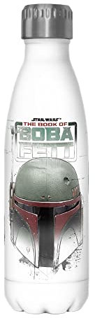 Star Wars Helmet Schematics 17 oz Stainless Steel Water Bottle, 17 Ounce, Multicolored