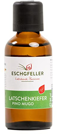 Eschgfeller ätherisches Latschenkiefern-Öl in Bio-Qualität, 100% naturrein, 10 ml - biologisch kontrolliert und zertifiziert - Qualitätsprodukt aus Südtirol
