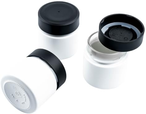 silwy® Feinkost-Magnetgläser 3er-Set (ALL WHITE 125ml)