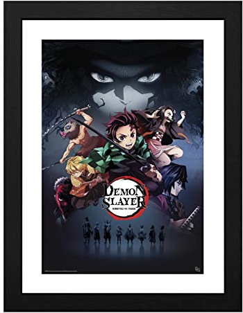 ABYSTYLE GBEye – Demon Slayer Gerahmter Kunstdruck