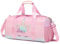 Glitzer Sporttasche für Mädchen Reisetasche Kindertasche Tanztasche Gymnastik Schwimmtasche Mädchen Sporttasche Einhorn Reisetasche