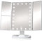 Retoo Espejo Maquillaje con Luz, Espejo de Maquillaje Iluminado, Pantalla Táctil de Aumento, Rotación Libre de 180°, 22 Luces LED, Táctil Espejo Cosmético para Hombre y Mujer, Blanco