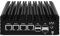 Micro Firewall Appliance, Mini PC, pFsense Plus, Mikrotik, OPNsense, VPN, Router PC, Intel Alder Lake-N 12th Gen N100, HUNSN RJ42, 4 x 2.5GbE I226-V, 2 x HDMI, DP, TF, Type-C, 16G DDR5 RAM, 512G SSD