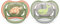 Philips AVENT ultra air Schnuller - 2er Pack, BPA-freier, atmungsaktiver Schnuller für Babys von 6-18 Monaten, inklusive Transport- und Sterilisationsbox, Schildkröte/Wal (Modell SCF085/60).