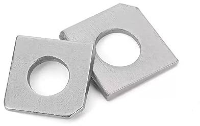 SYDARSYN Arandelas Cuadrada Cónica de Acero Inoxidable Arandela Rectangular para Pernos/Tuercas M6 (5 Piezas)