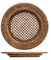 H&h sottopiatto ala tondo in rattan cm 32