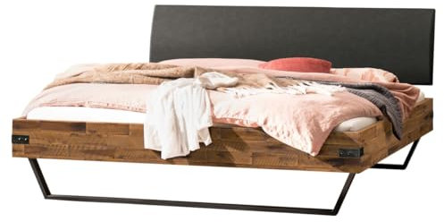 Hasena Factory Line Fabrik Style Bett Lecona 25 Vintage Brown 140x200