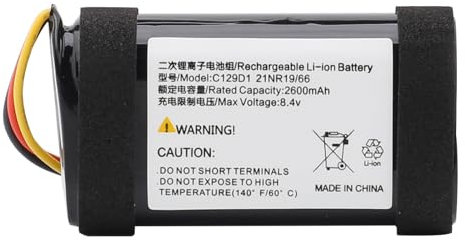 Fayerkar Ersatz Akku C129D1 C129D3, 2INR19/66 für Bang&Olufsen BeoPlay P6 A1 Lautsprecher Musikbox 2600 mAh Lautsprecher Akku