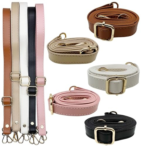 JMZLLRX Schulterriemen Trageriemen, Tasche Schultergurte Gurt Riemen für Handtaschen, Verstellbare Ersatz Bag Strap Tragegurt Umhängegurt (5 Farben)