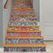 14Pcs Stair Stickers,18x100cm Self-Adhesive Stair Riser Decal Removable Wallpaper Wall Sticker Treads Decals Home Decoration for Kitchen Bathroom (004)
