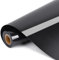 IModeur Plotterfolie Textil Schwarz – 30,5 x 400 cm Flexfolie Plotter Textil Schwarz für Cricut Maker, Silhouette Cameo, Textilfolie Plotter Schwarz für Kleidung, Mützen, Hosen, andere Stoffe