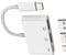 USB C auf USB 3.0 Adapter 3in1 OTG Kabel für Apple iPhone 15 iPad Kompatibel für Samsung MacBook Type-c Stecker USB-a Buchse Splitter Cable Thunderbolt Netzteil Ladekabel Handy Adapterkabel Converter