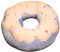 TOPLITHE 3D Donut Kuscheltier Kissen, Donut Kissen Weiches Rundes Plüschkissen for Kinder Jungen Mädchen Geburtstagsgeschenke(Taro,70CM/27IN)