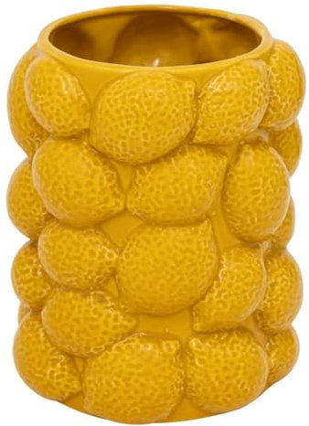 Atmosphera - Zitronenvase yuca gelbe Keramik h18cm