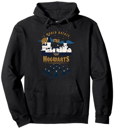 Harry Potter, je préfèrerais être à Poudlard Sweat à Capuche