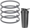 4pcs Joints de Rechange pour Blenderbottle Strada Flip Shaker Cup Bouteille d'Eau en Acier Inoxydable, Accessoires de Rondelle en Silicone pour Blenderbottle Strada Shaker 24oz & 28oz (Gris)