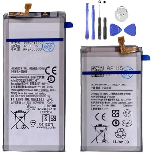 Batterie compatible pour Samsung Z FOLD 3 EB-BF926 + EB-BF927 (deux modèles) SM-F926B + kit tournevis