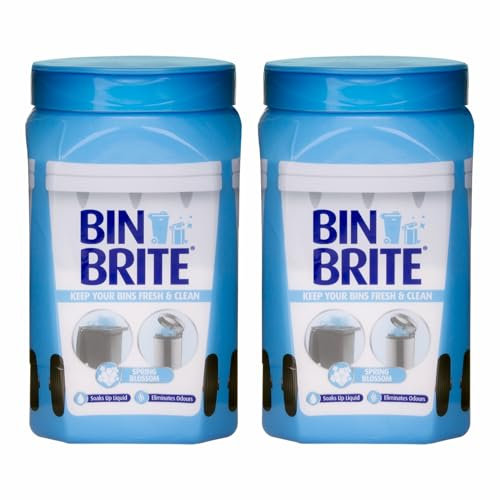 JMS we create smile - Spring Blossom Bin Freshener Odour Deodoriser Powder (Pack of 2) 500g Multi-Purpose Cleaner Odour Destroyer
