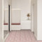 Alwayspon Vinyl Flooring, 20Pcs 20cm/8inch Pink Waterproof Non-slip Floor Tiles Decal for Kitchen Bathroom Living Room, Self-adhesive Peel and Stick Vinyl Sticker