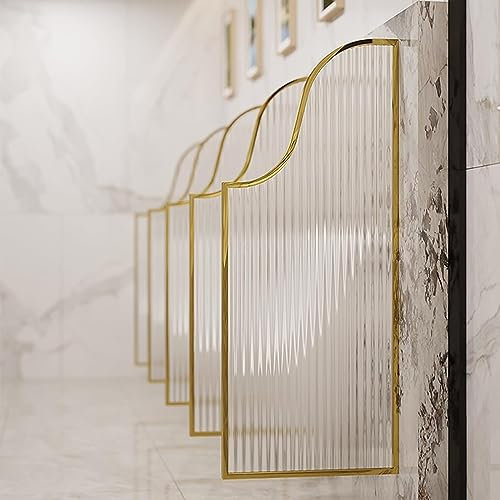 Urinal-Trennwand, Urinal Partition Wall Divider Translucent Glass Panels