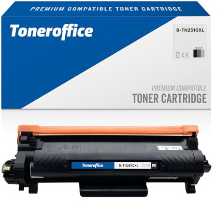 TN 2510XL Toner für Brother TN-2510XL Tonerkartusche Schwarz Kompatibel (ca. 3000 Seiten)