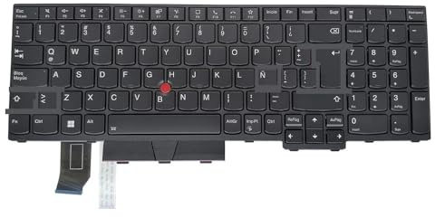 SHANGYG Trackpoint-Tastatur für ThinkPad L15 Gen 2 2021 Latin Notebook 5N20W68233 5N20W68109