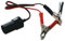 12v Accessory Socket With Battery Clamps Crocodile Clips