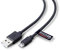 rhinocables USB v2.0 A to USB Micro Type B | Fast Charging & Data Transfer | USB 2.0 Speeds Up to 480 Mbps | Compatibility for Gaming Consoles, Cameras, Smartphones, Tablets & More (1m,Pack of 1)