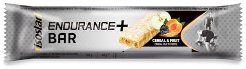 Isostar Endurance+ Energy Sport-Riegel, Getreide & Früchte - 30er Pack Energy Riegel - 30 x 40 g