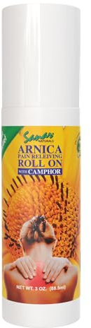 Sanar Naturals Arnica Roll On, 3 oz | Fast Acting Muscle Rub Relief & Joint Support | Soothing Topical Arnica Clear Gel for Post Workout and Daily Use | Non-Greasy, Travel Size