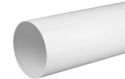 Lüftungsrohr Rundrohr Rundkanal Ø 125, 1,0 m Abluft-Rohr Awenta