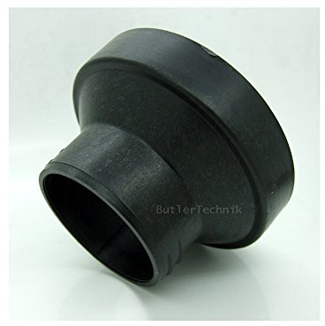 Webasto Reducing Adaptor 90mm-60mm Black. Genuine Part