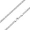 SchmuckForever Königskette 3mm 925 Silber massiv - Länge Wählbar - Collier Halskette oder Armband (21.00, Zentimeter)