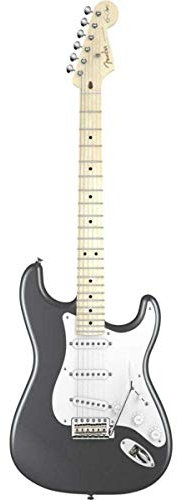 Fender E-Gitarre, Eric Clapton, Stratocaster, Griffbrett aus Ahorn, Olympic White-P, 0117602805 Volle Größe zinnfarben