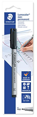 STAEDTLER Folienstift Lumocolor Non-permanent M 1,0mm schwarz