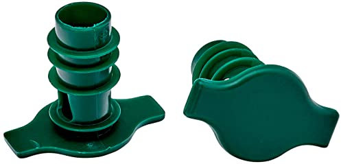 IBILI - Set 2 Tapones de Sidra, Acero Inoxidable, Verde/Negro, 1 Unidad, Modelo Surtido